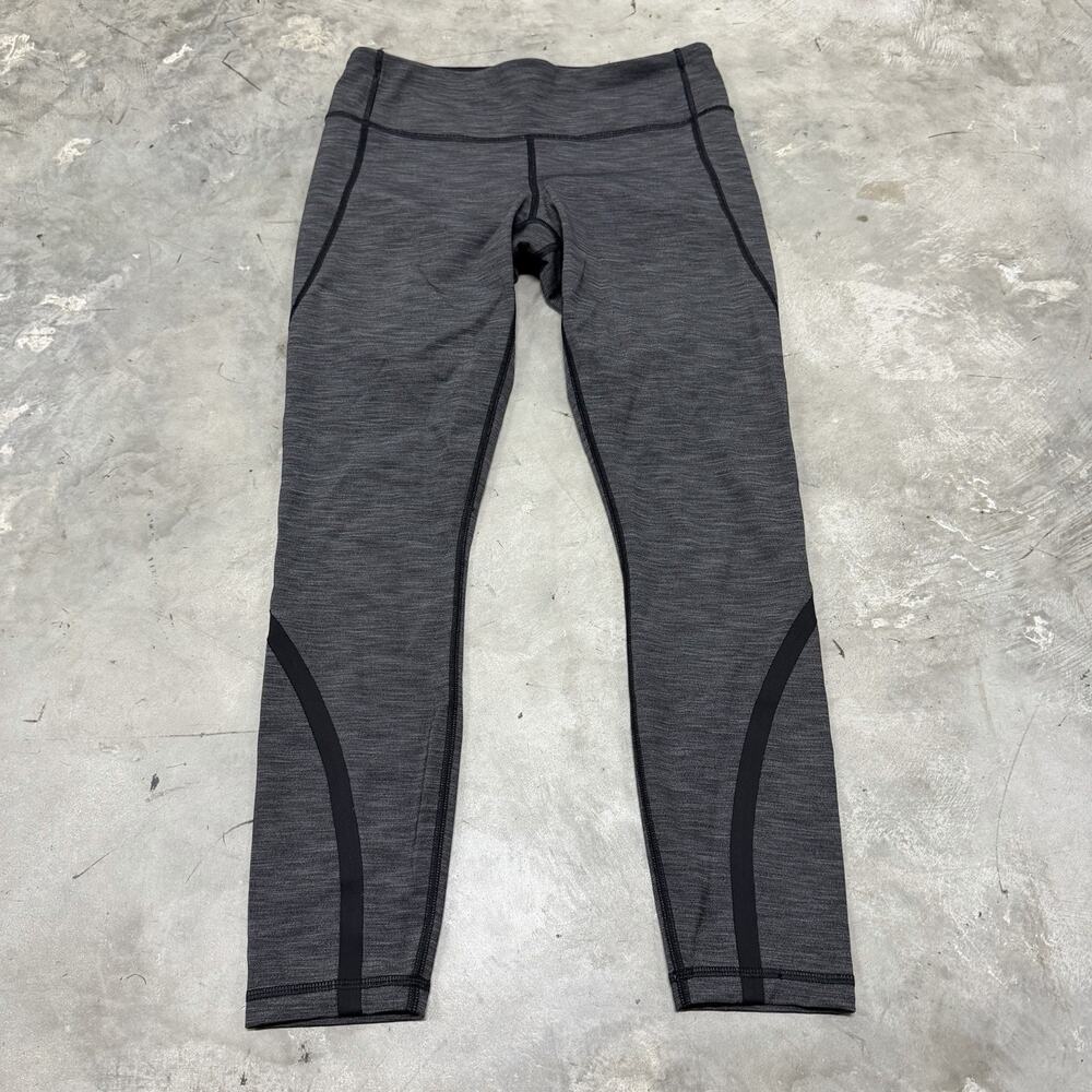 Lululemon On Track Tight Heathered Black / Black 6